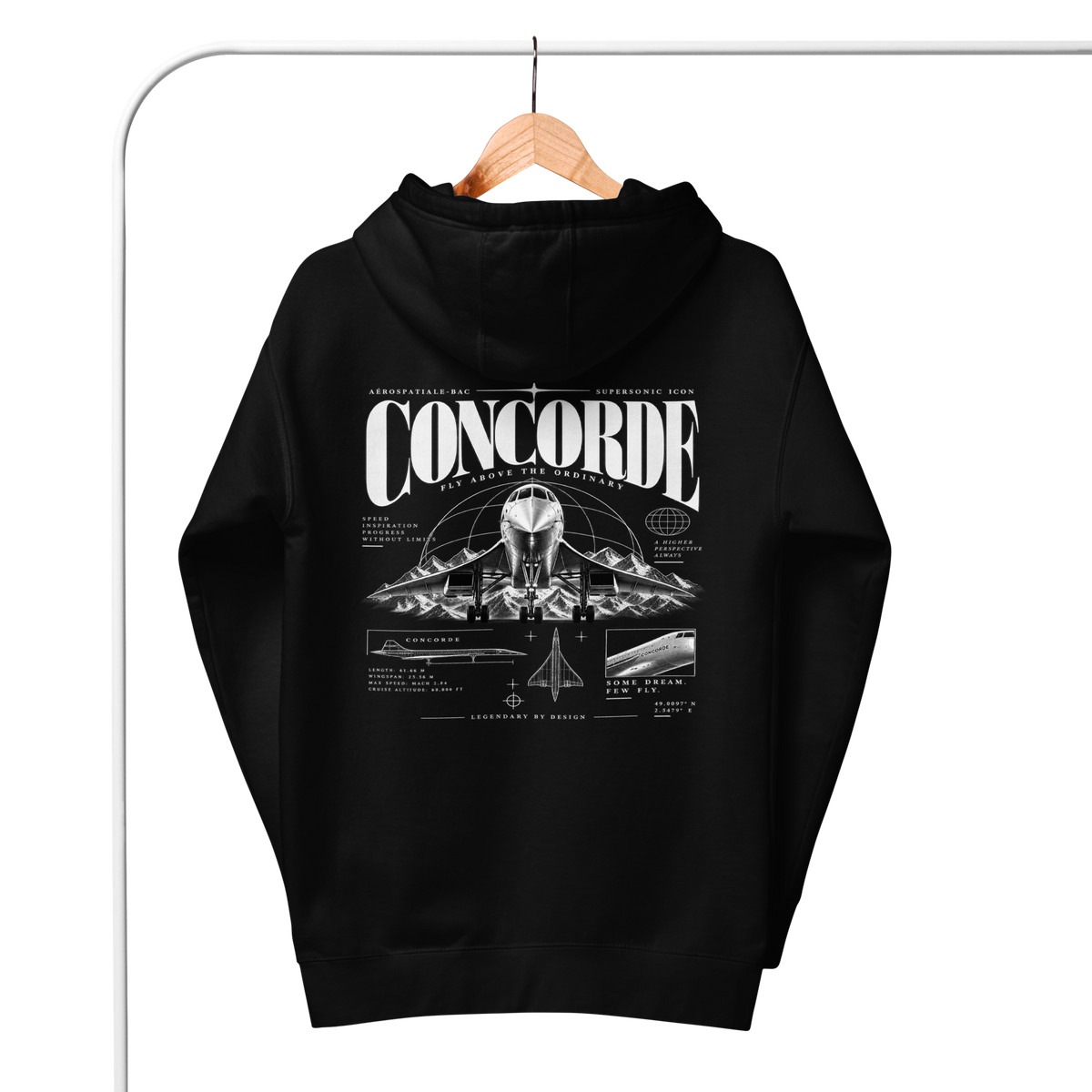 Concorde Fly Above The Ordinary Hoodie