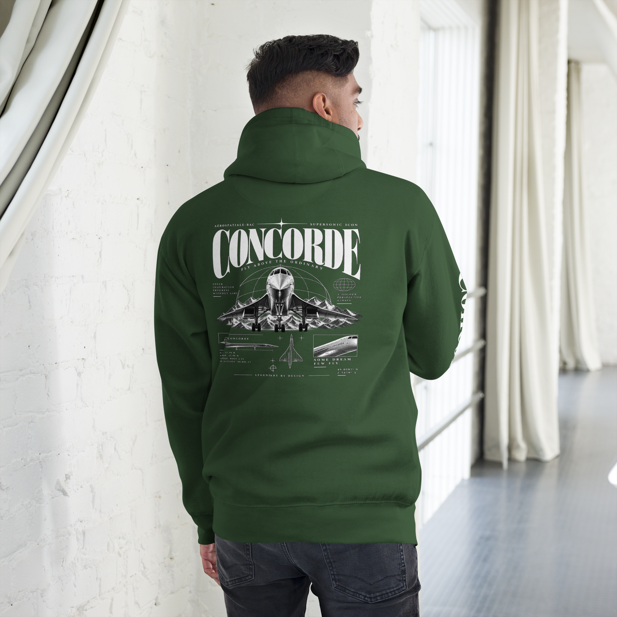 Concorde Fly Above The Ordinary Hoodie