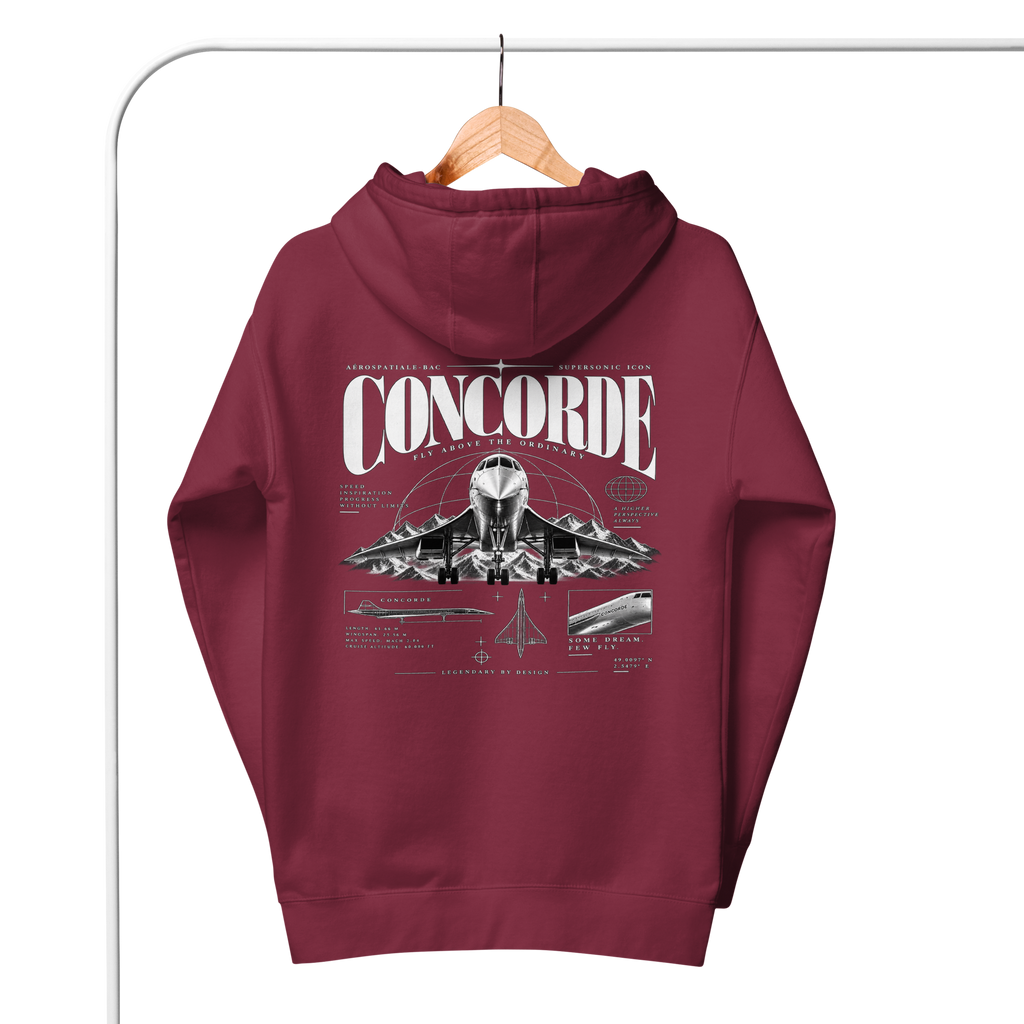 Concorde Fly Above The Ordinary Hoodie