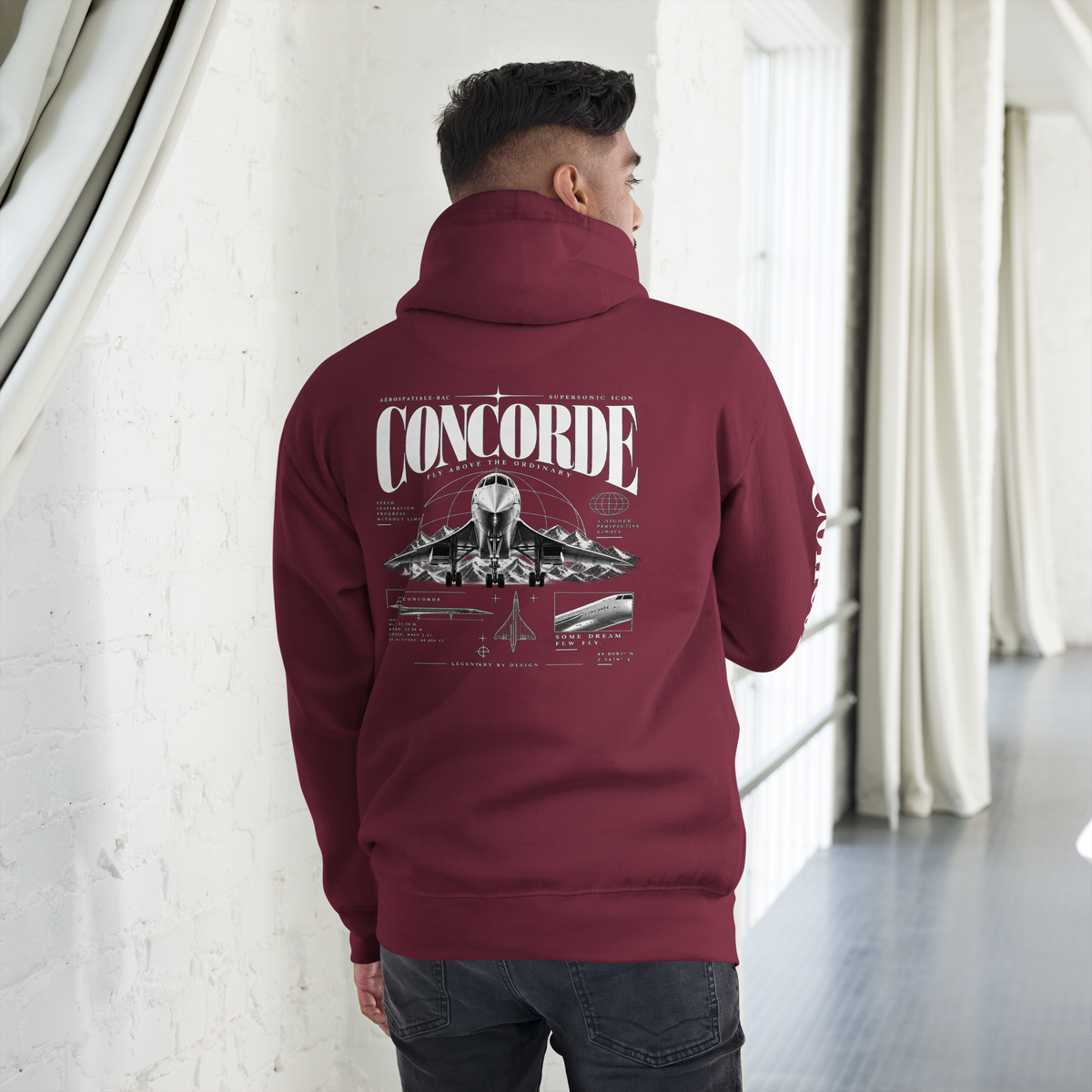 Concorde Fly Above The Ordinary Hoodie
