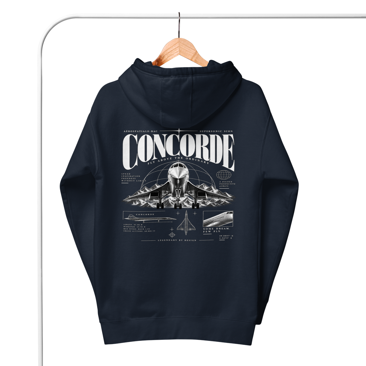 Concorde Fly Above The Ordinary Hoodie