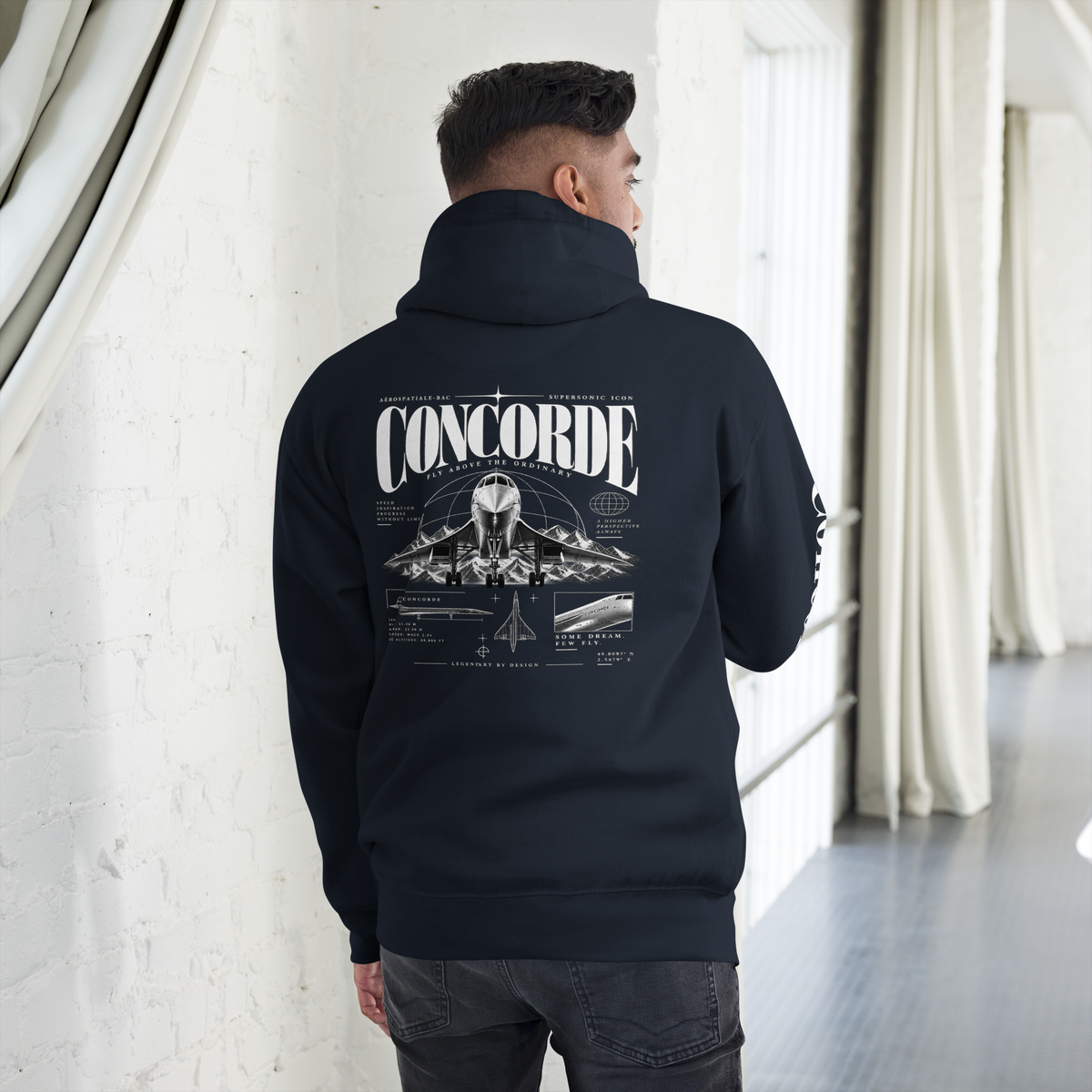 Concorde Fly Above The Ordinary Hoodie